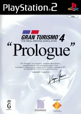 Gran Turismo 4 - Prologue (Asia) box cover front